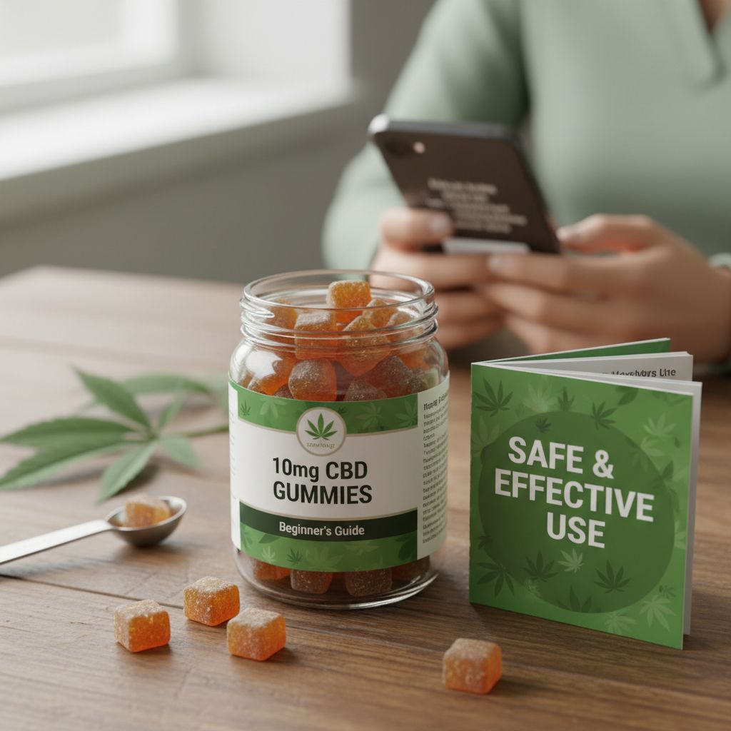Beginner’s Guide: How to Use 10mg CBD Gummies Safely and Effectively - CoolCanna