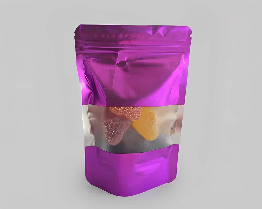 Purple bag of Cool Canna cannabis gummie hearts, Cape Town South Africa