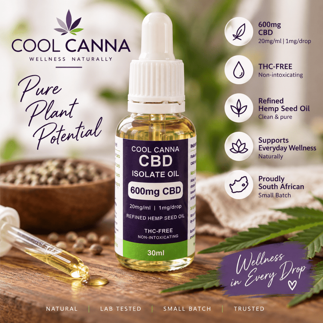 CBD Isolate Oil 600mg 30ml – Cool Canna South Africa