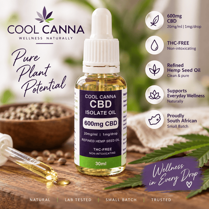 CBD Isolate Oil 600mg 30ml – Cool Canna South Africa
