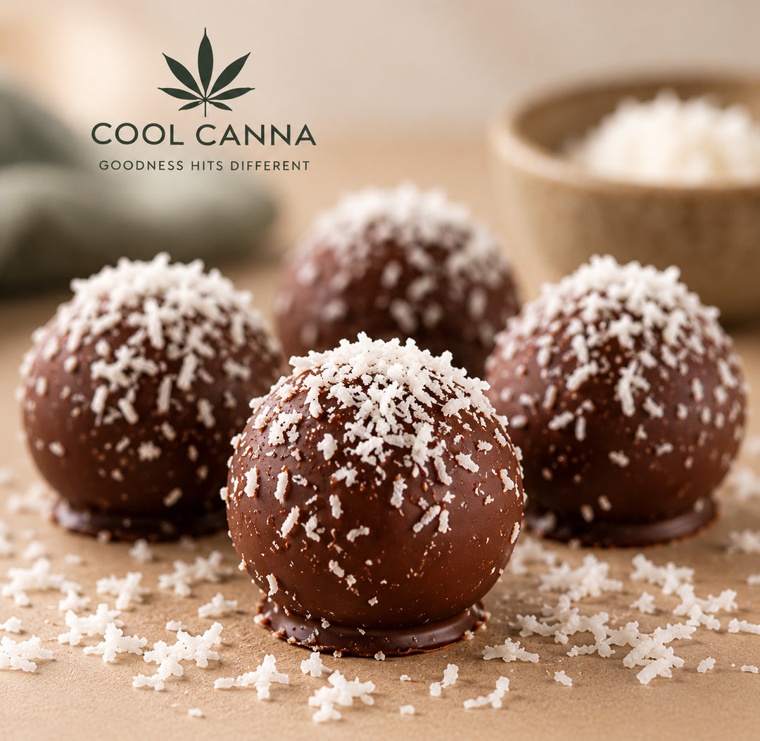 Chocolate Date Balls 114mg Full-Spectrum – Cool Canna South Africa