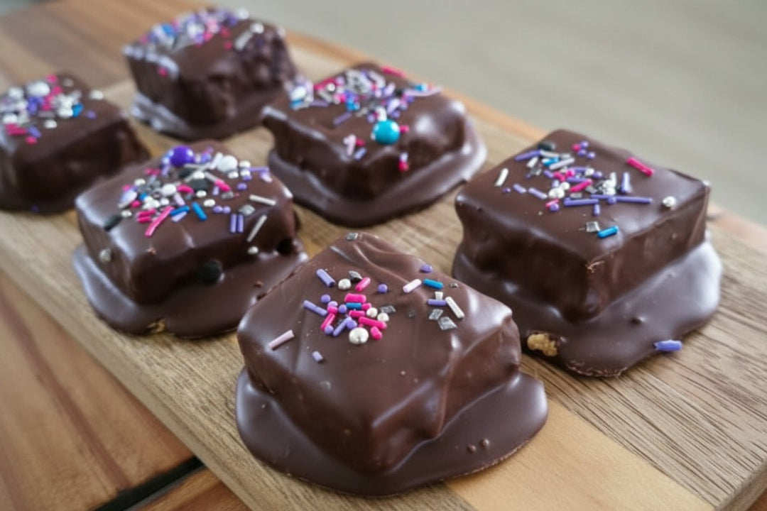 Chocolate-Coated Creamy Caramel Fudge — 90mg Full-Spectrum (1 × 90mg) - Cool Canna Collective