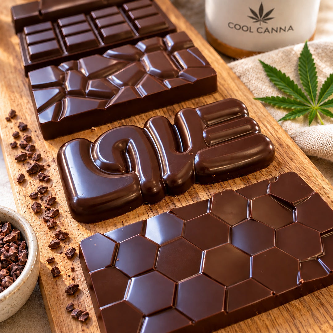 Dark Chocolate Slab 180mg Full-Spectrum Cannabis Edible – Cool Canna South Africa